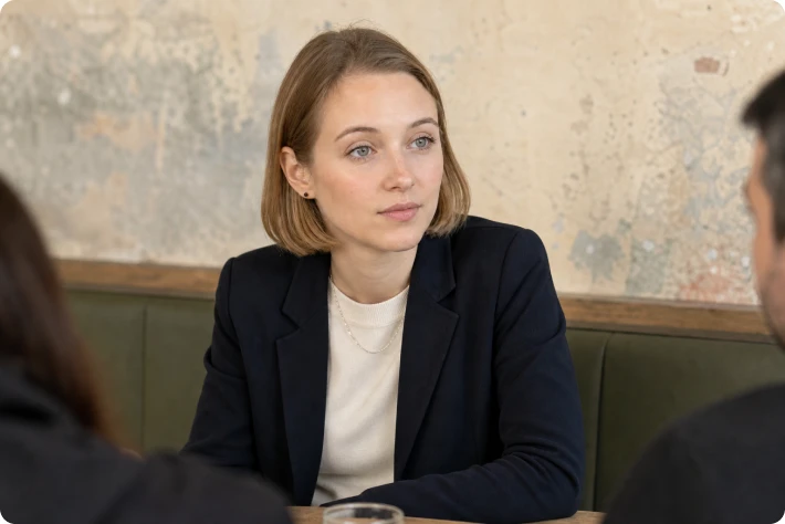 A founder in a working session.